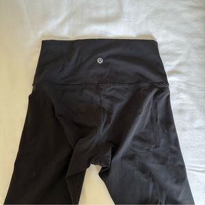 Lululemon Wunder Train black leggings